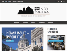 Tablet Screenshot of indypolitics.org